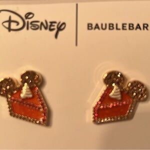 Disney BaubleBar Mickey Mouse Ears Pumpkin Pie Earrings